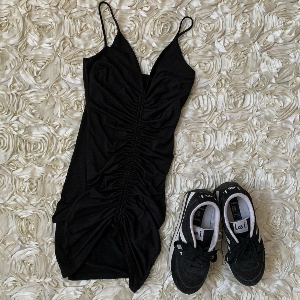 Fashion Nova Ruched Club Dress